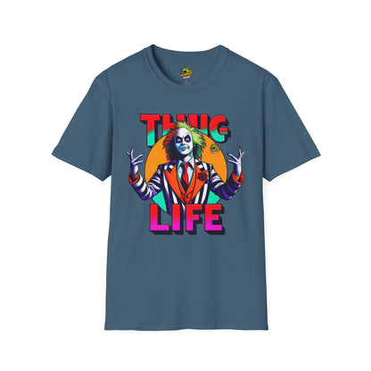 Beetlejuice - Beetlejuice Shirt | Thug Life Halloween T-Shirt | Creepy Beetlejuice Graphic Tee - custom-made. perfect gift idea. Order yours now and stand out with this exclusive piece!