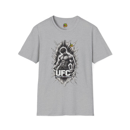 | - UFC T Shirt | Unleash Fierce Confidence | Motivational UFC Tee with Baki Anime T Shirt - custom-made. limited stock. Order yours now and stand out with this exclusive piece!