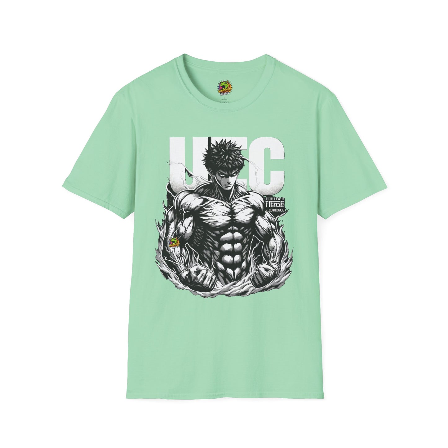 Fans - UFC T Shirt | Unleash Fierce Confidence | UFC Tee for Fitness and Baki Anime Fans - premium material. limited stock. Order yours now and stand out with this exclusive piece!