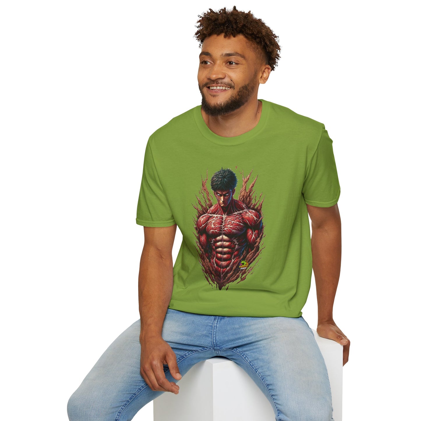 UFC T Shirt | Unleash Fierce Confidence | Motivational UFC Tee with Baki Anime Power for Athletes