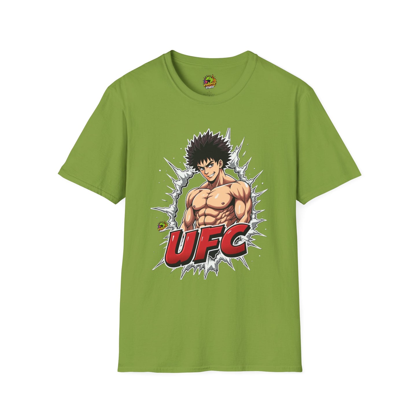 T - UFC T Shirt | Unleash Fierce Confidence | Motivational UFC Tee with Baki Anime Elements - premium material. limited stock. Order yours now and stand out with this exclusive piece!