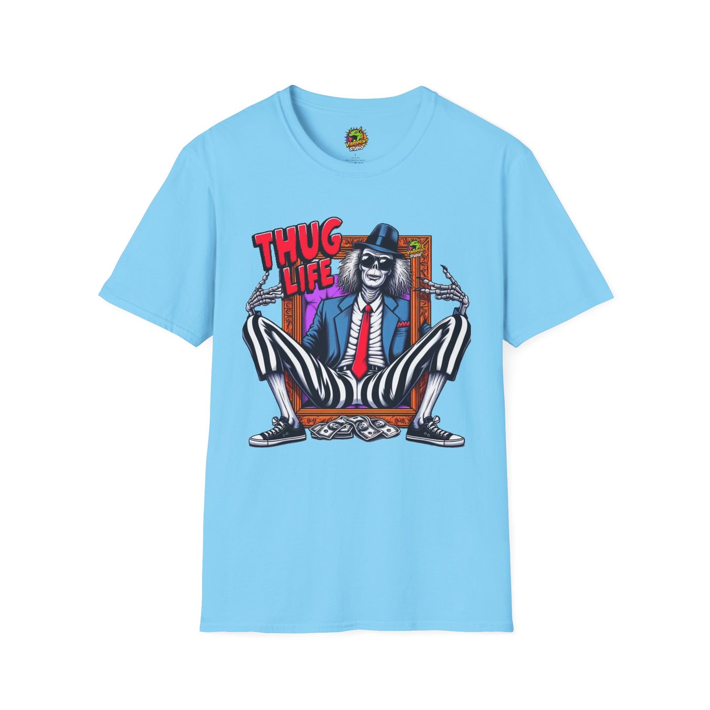 Tee - Beetlejuice Shirt | Thug Life Halloween Tee | Classic Beetlejuice T-Shirt for Fans - premium material. limited stock. Order yours now and stand out with this exclusive piece!