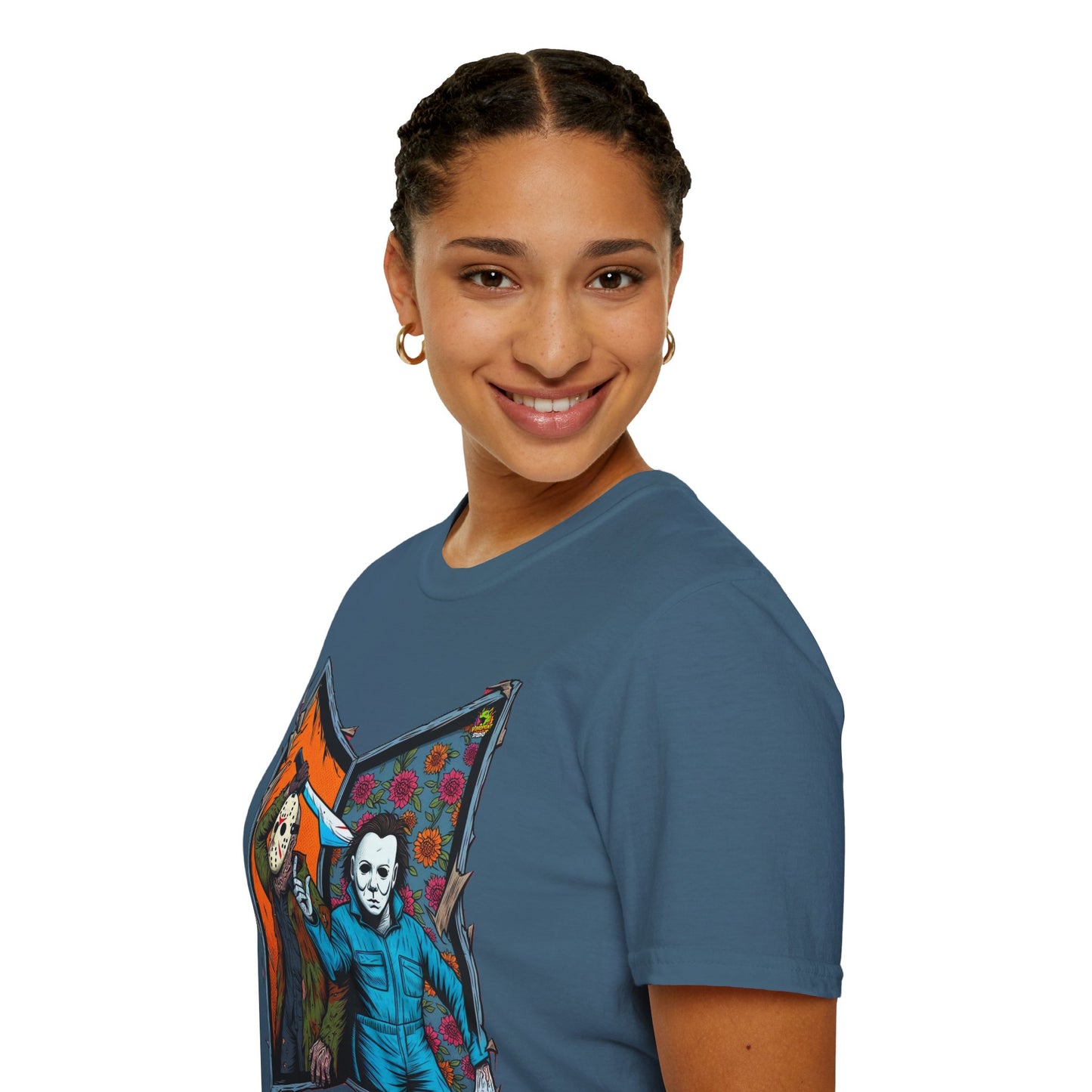 Tee - Jason Voorhees & Michael Myers T-Shirt | Funny Horror Tee - premium material. perfect gift idea. Order yours now and stand out with this exclusive piece!