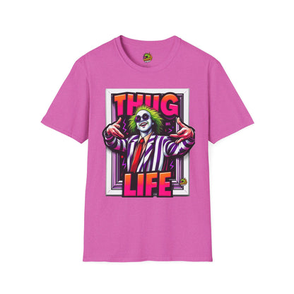 | - Beetlejuice Shirt | Spooky Thug Life Tee | Beetlejuice Graphic T-Shirt for Halloween - premium material. limited stock. Order yours now and stand out with this exclusive piece!