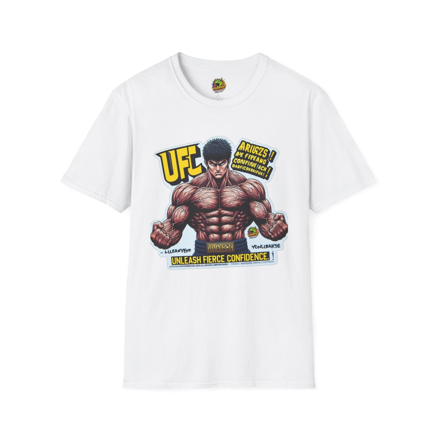 Unleash - UFC T Shirt | Unleash Fierce Confidence | Motivational UFC Tee with Baki Anime Elements - custom-made. limited stock. Order yours now and stand out with this exclusive piece!