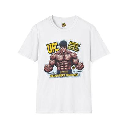 Unleash - UFC T Shirt | Unleash Fierce Confidence | Motivational UFC Tee with Baki Anime Elements - custom-made. limited stock. Order yours now and stand out with this exclusive piece!