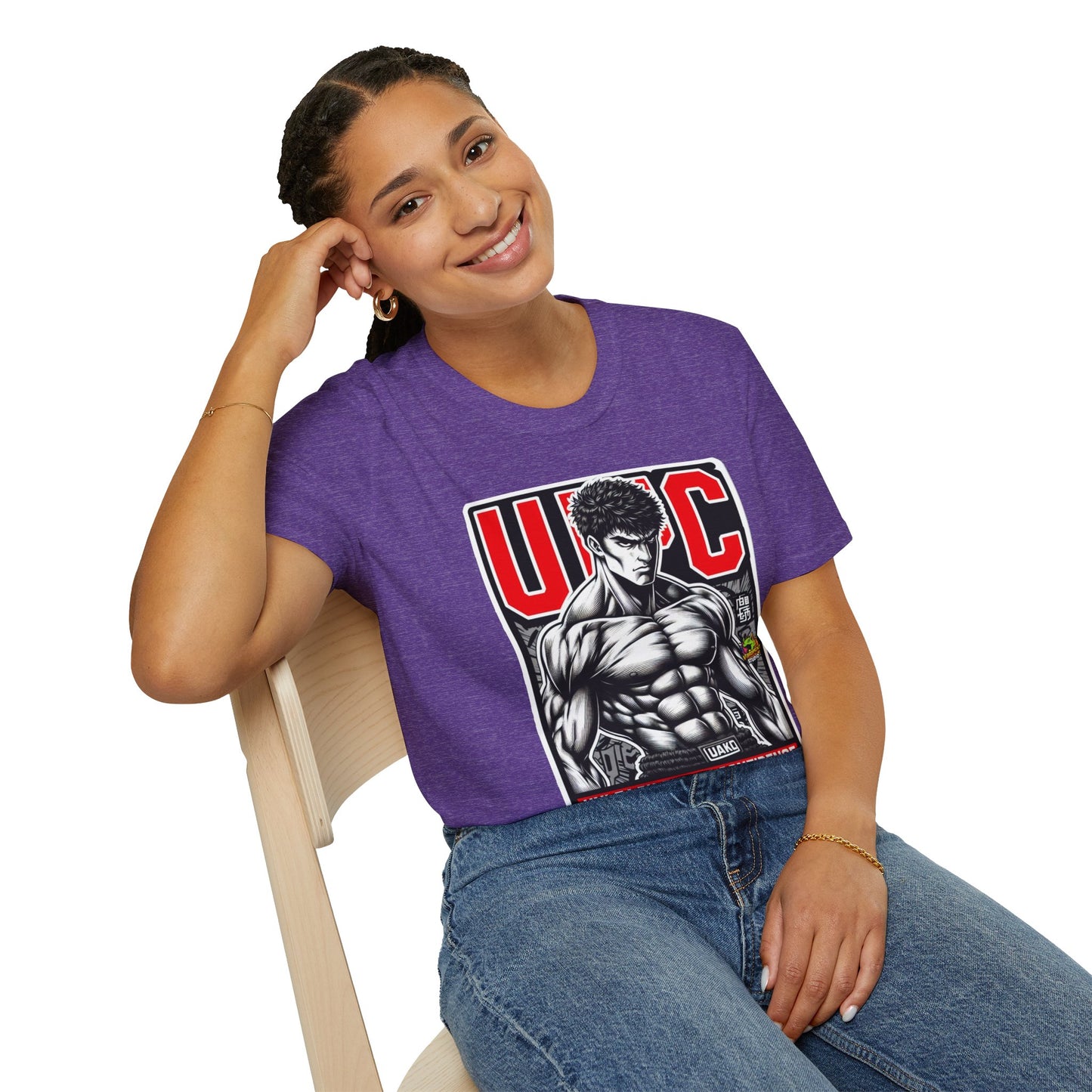 UFC T Shirt | Unleash Fierce Confidence | UFC Tee Inspired by Baki Anime T Shirt