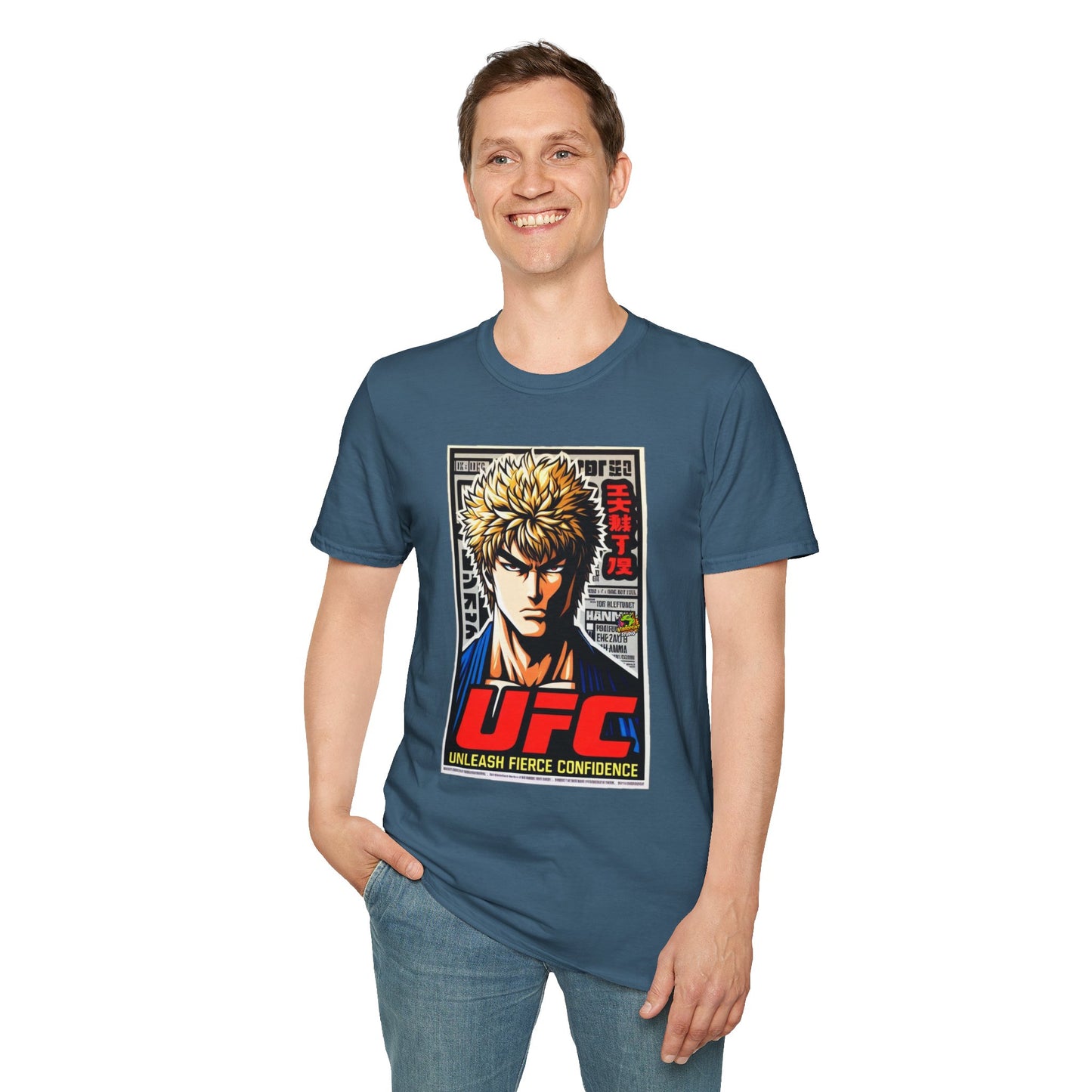 UFC T Shirt | Unleash Fierce Confidence | UFC Tee for Gym Inspired by Baki