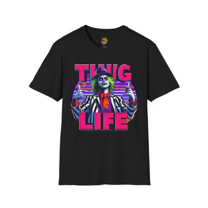 Beetlejuice Shirt | Thug Life Graphic Shirt | Funny Halloween Beetlejuice Tee - High Quality Image