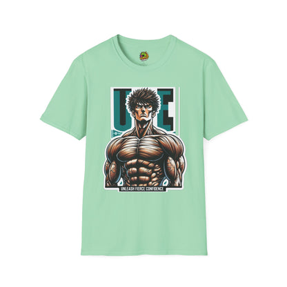 Anime - UFC T Shirt | Unleash Fierce Confidence | UFC Tee Inspired by Baki Anime and Gym Culture - custom-made. limited stock. Order yours now and stand out with this exclusive piece!