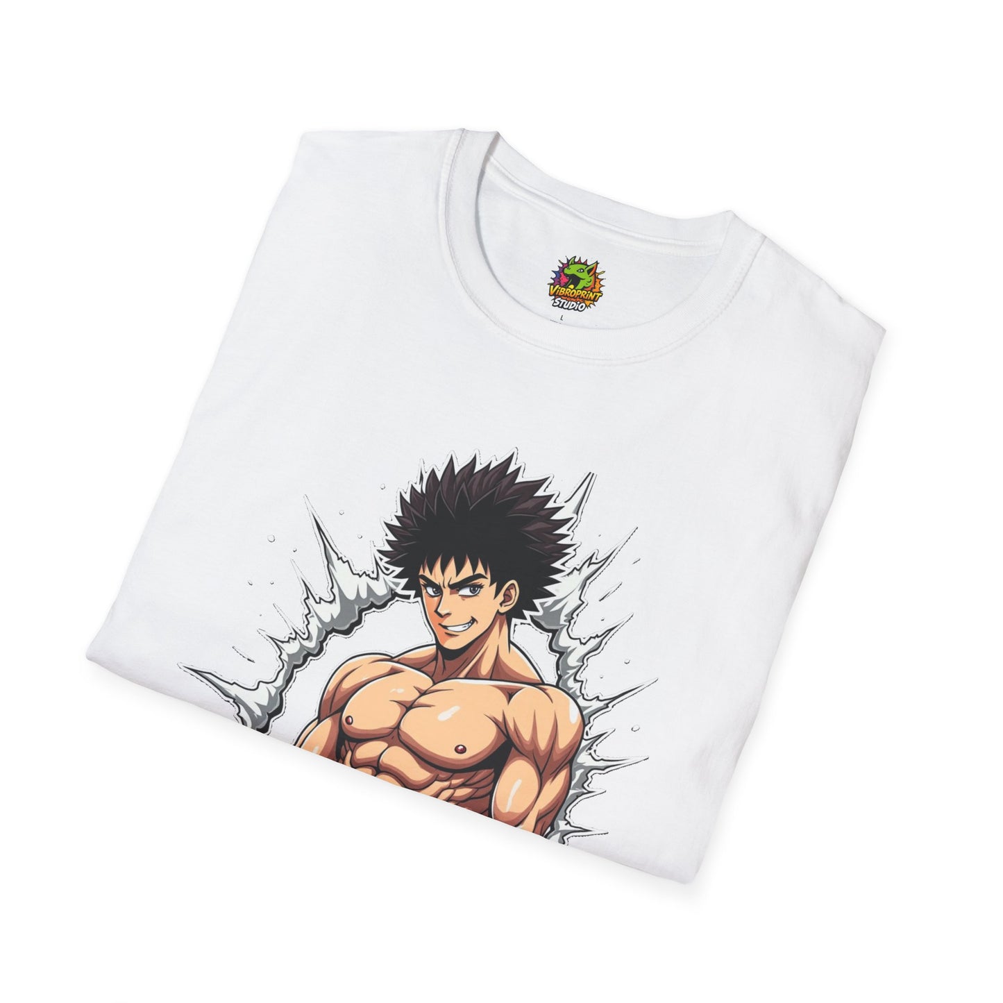 Tee - UFC T Shirt | Unleash Fierce Confidence | Motivational UFC Tee with Baki Anime Elements - custom-made. limited stock. Order yours now and stand out with this exclusive piece!