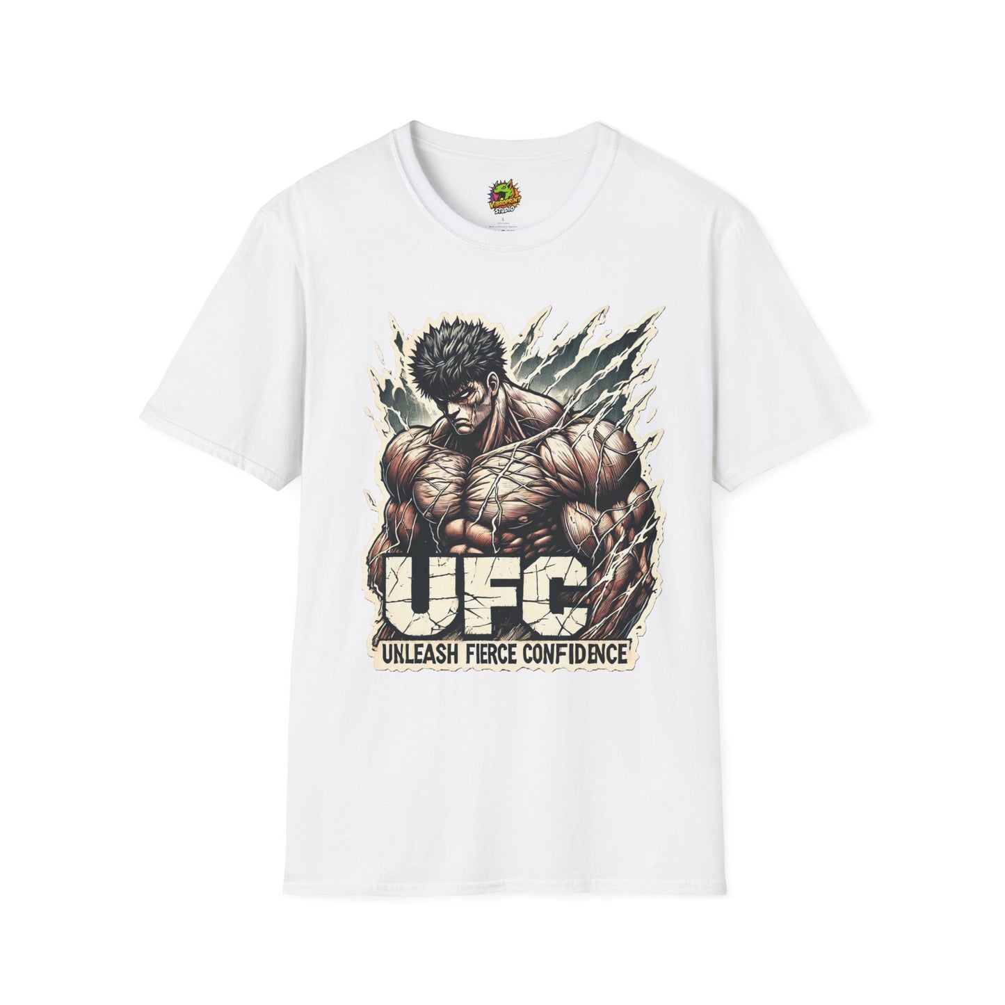 UFC - UFC T Shirt | Unleash Fierce Confidence | Motivational UFC Tee with Baki Anime Influence - custom-made. limited stock. Order yours now and stand out with this exclusive piece!