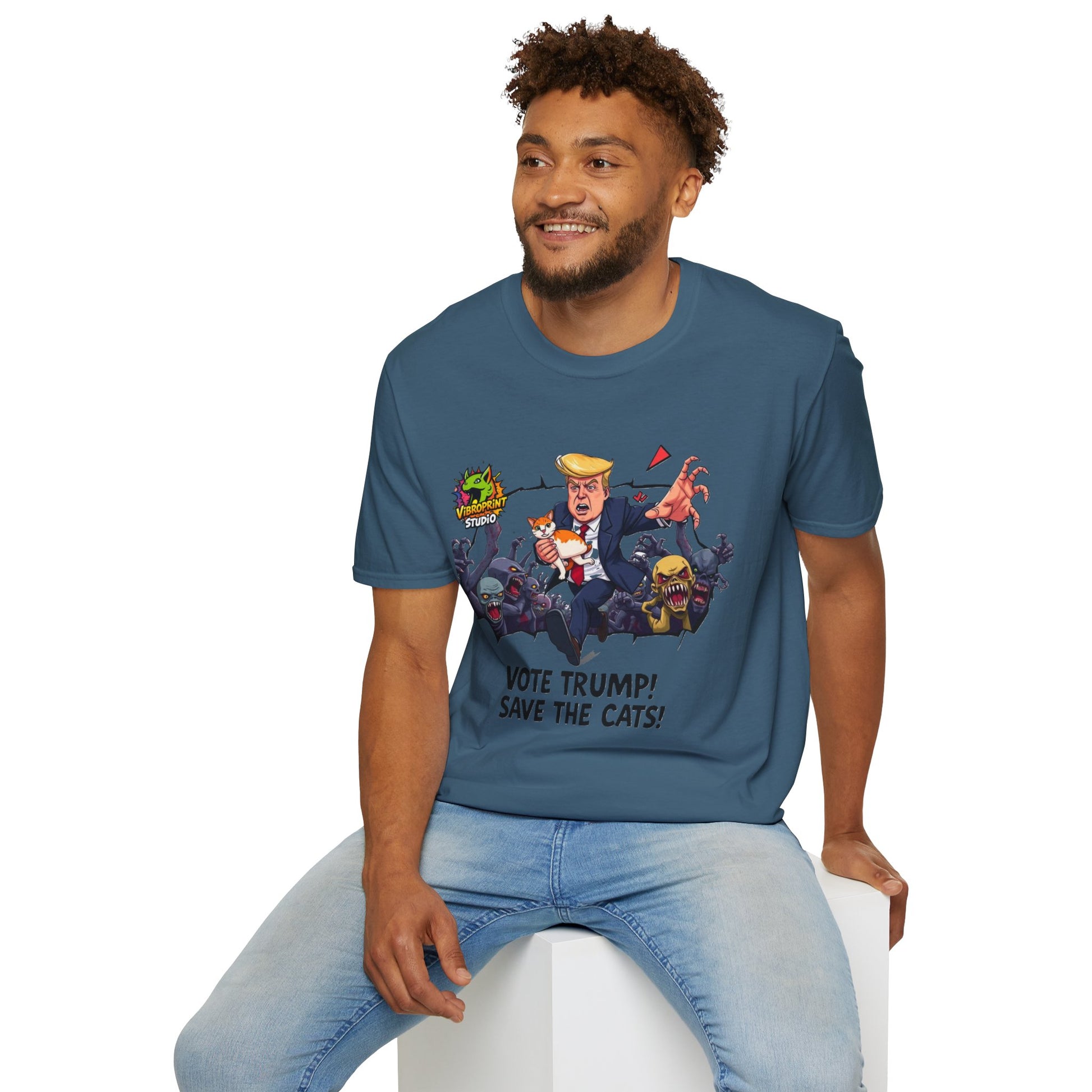 T-Shirt - They're Eating the Dogs Shirt | Political Satire Tee | Funny Trump Election Meme T-Shirt - custom-made. perfect gift idea. Order yours now and stand out with this exclusive piece!