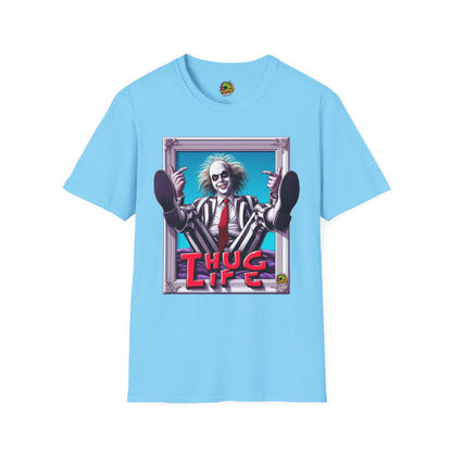 high-quality - Beetlejuice Shirt | Thug Life Halloween Graphic T-Shirt | Funny Beetlejuice Tee - premium material. limited stock. Order yours now and stand out with this exclusive piece!