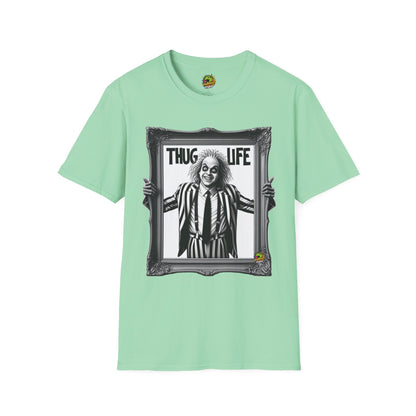 Tee - Beetlejuice Shirt | Funny Thug Life Halloween Tee | Beetlejuice Graphic T-Shirt for Halloween - premium material. perfect gift idea. Order yours now and stand out with this exclusive piece!