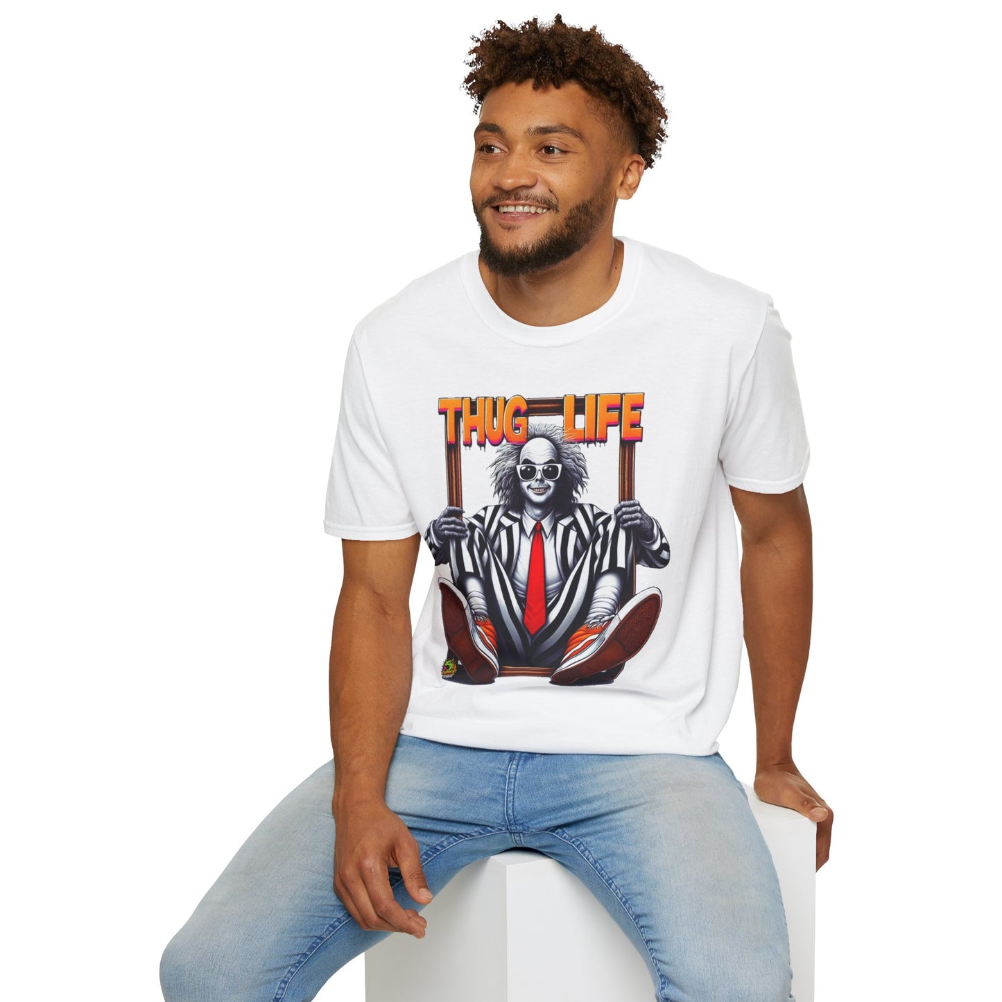 high-quality - Beetlejuice Shirt | Thug Life Inspired T-Shirt | Classic Halloween Beetlejuice Tee - premium material. limited stock. Order yours now and stand out with this exclusive piece!