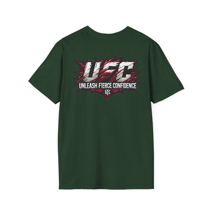 UFC T Shirt | Unleash Fierce Confidence | UFC Tee with Baki Anime Elements for Fitness Enthusiasts