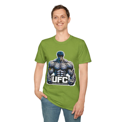 UFC T Shirt | Unleash Fierce Confidence | Motivational UFC Tee with Baki Anime Inspiration for Gym