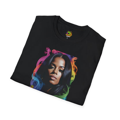 the - Aaliyah shirt | Forever in Our Hearts | Memorial Tribute to the Queen of Urban Pop - custom-made. limited stock. Order yours now and stand out with this exclusive piece!