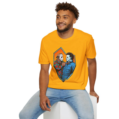 Horror - Michael Myers Vintage Shirt | Jason & Michael Funny Horror Tee - premium material. perfect gift idea. Order yours now and stand out with this exclusive piece!