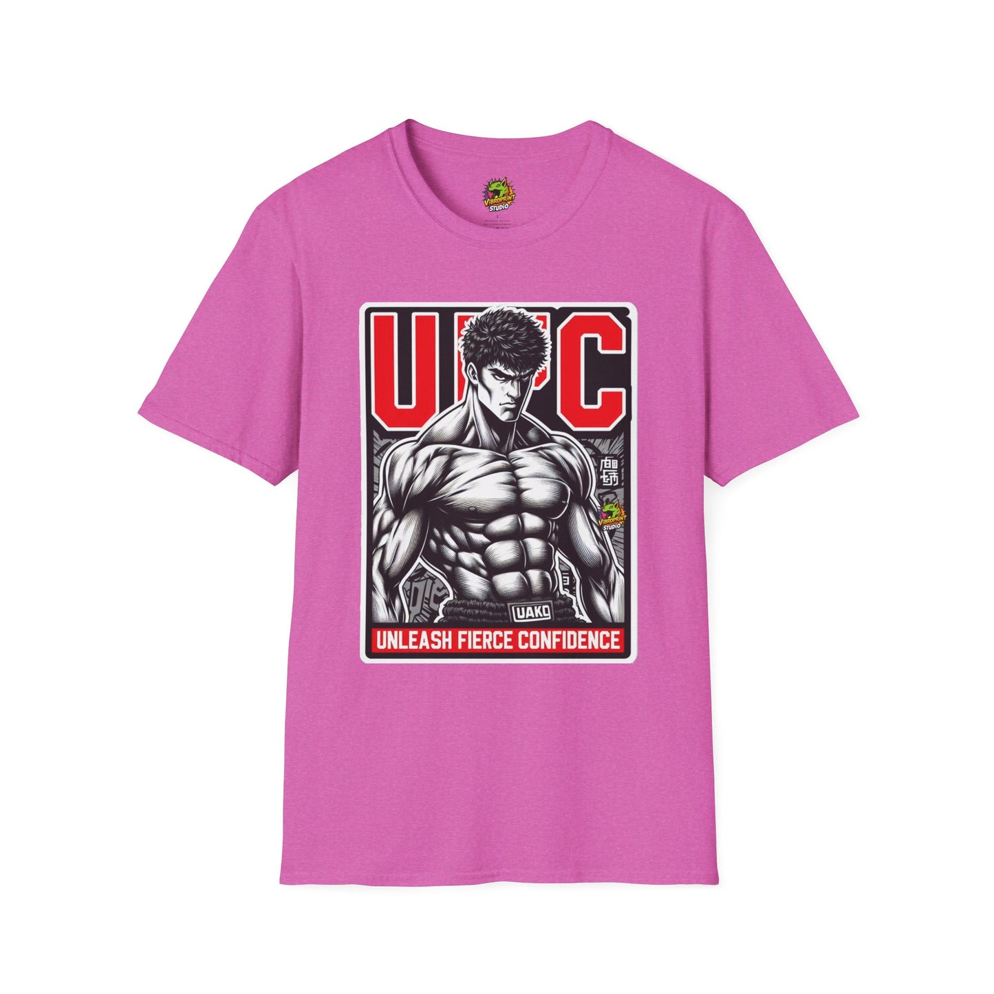 Anime - UFC T Shirt | Unleash Fierce Confidence | UFC Tee Inspired by Baki Anime T Shirt - custom-made. limited stock. Order yours now and stand out with this exclusive piece!