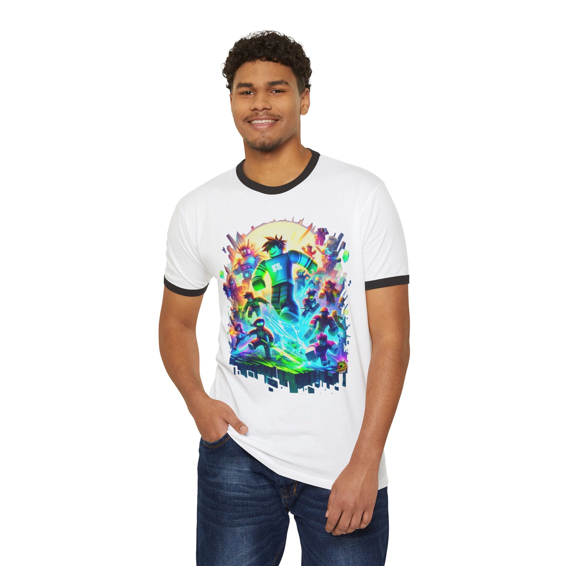 Roblox T Shirt for Gamers of All Ages | Roblox Adventure Tee | Roblox T Shirt - High Quality Image