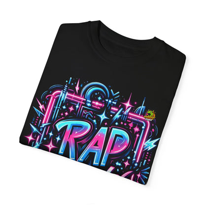 | - Neon Graffiti Inspired Rapper Merch | Street Art Hip-Hop T-Shirt - premium material. limited stock. Order yours now and stand out with this exclusive piece!