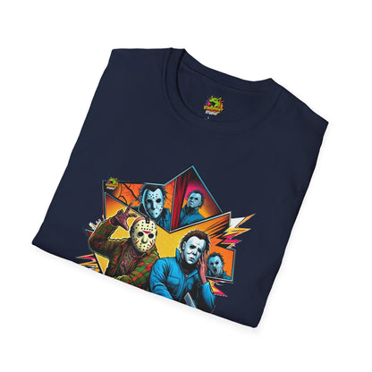 Horror - Jason Voorhees & Michael Myers Shirt | Funny Halloween Horror Tee - custom-made. limited stock. Order yours now and stand out with this exclusive piece!