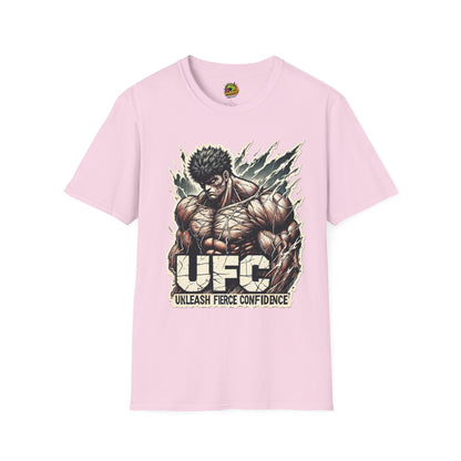 Motivational - UFC T Shirt | Unleash Fierce Confidence | Motivational UFC Tee with Baki Anime Influence - custom-made. perfect gift idea. Order yours now and stand out with this exclusive piece!