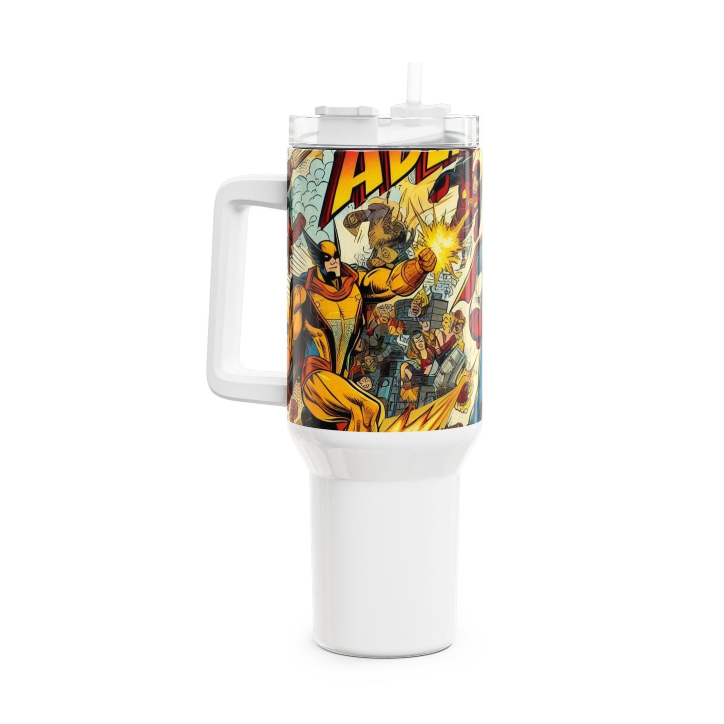 Drinkware - Stanley cup | Colorful Anime Tumbler for Gamers | Geek Drinkware for Fans - custom-made. limited stock. Order yours now and stand out with this exclusive piece!