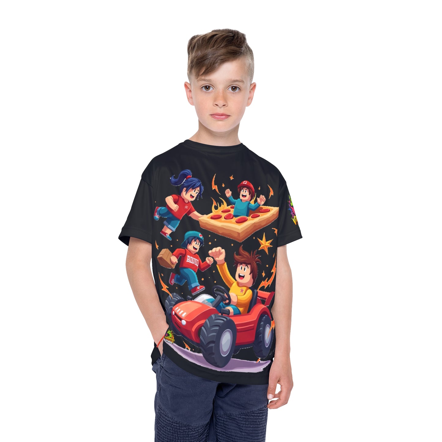 Front View - Roblox Graphic T-Shirt Kids