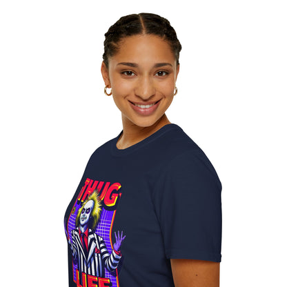 Thug - Beetlejuice Shirt | Halloween Thug Life Tee | Classic Beetlejuice Graphic T-Shirt - custom-made. perfect gift idea. Order yours now and stand out with this exclusive piece!