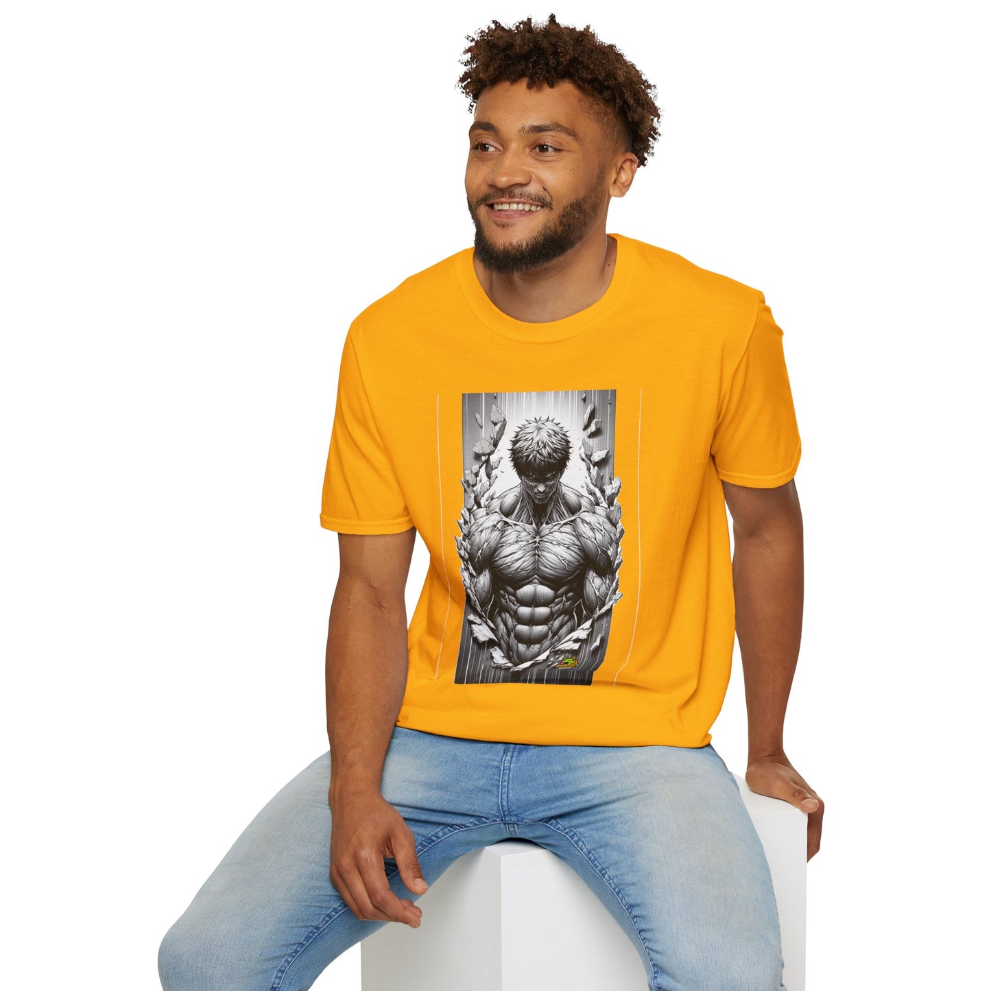 product - UFC T Shirt | Unleash Fierce Confidence | UFC Tee with Baki Anime Influence for Athletes - premium material. perfect gift idea. Order yours now and stand out with this exclusive piece!