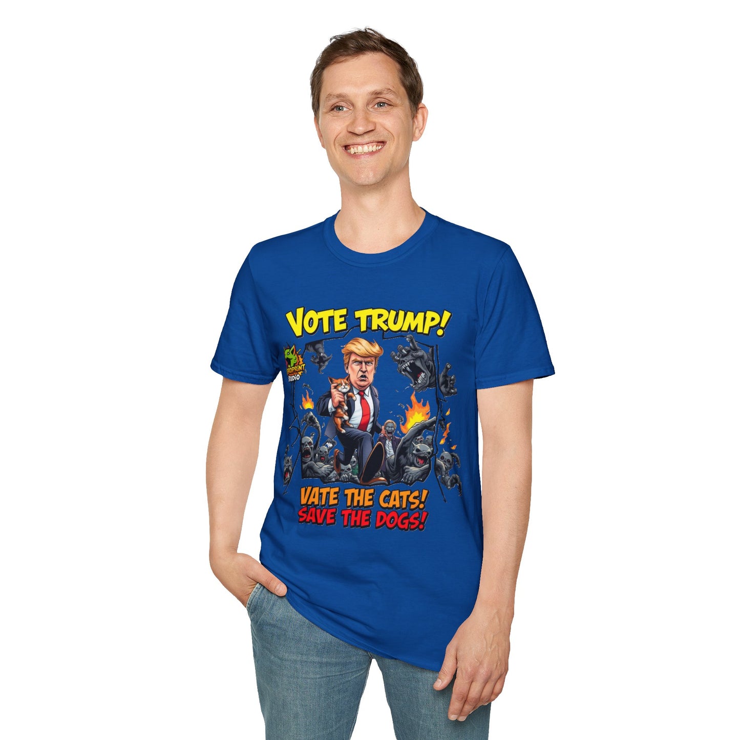 They're Eating the Dogs Tee | Satire Trump Election T-Shirt | Funny Political Graphic Te