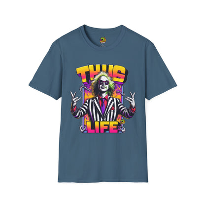 Shirt - Beetlejuice Shirt | Thug Life Graphic Tee | Halloween Beetlejuice Costume T-Shirt - premium material. perfect gift idea. Order yours now and stand out with this exclusive piece!