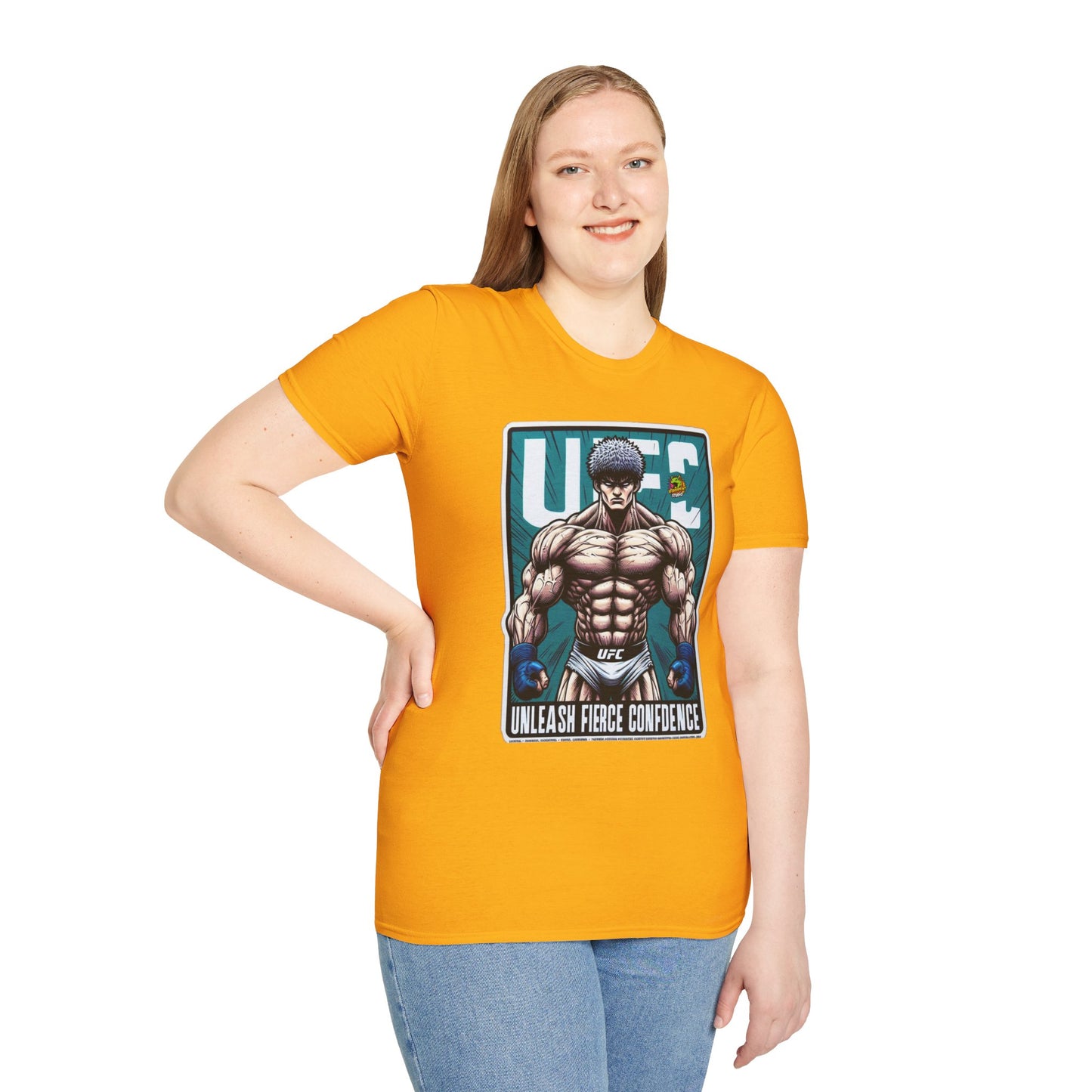 UFC T Shirt | Unleash Fierce Confidence | UFC Tee for Gym and Baki Anime Fans