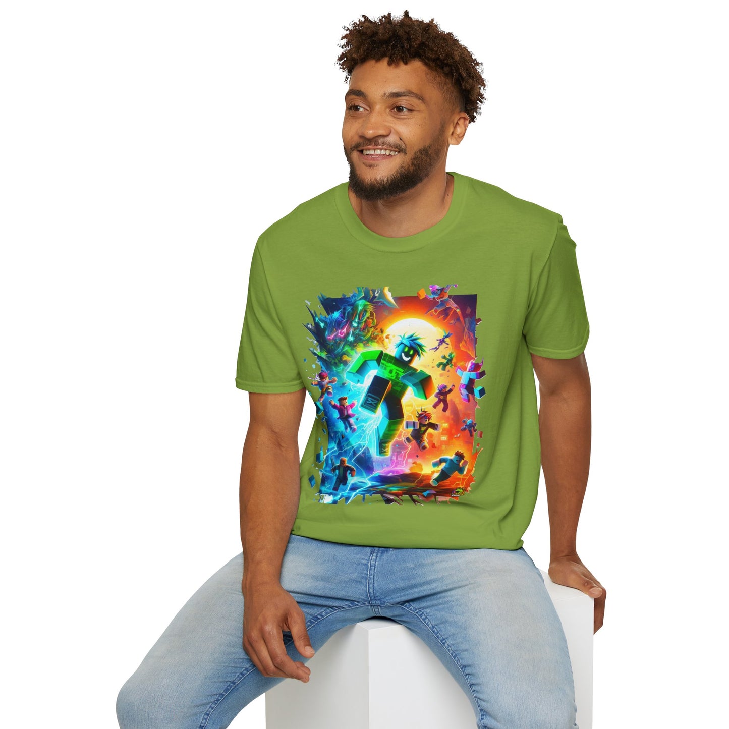 exclusive - Roblox Kids T-Shirt | Trendy Roblox Avatar Graphic Tee | Roblox Clothing for Boys & Girls | Cool Roblox Gift - Order yours now and stand out with this exclusive piece!