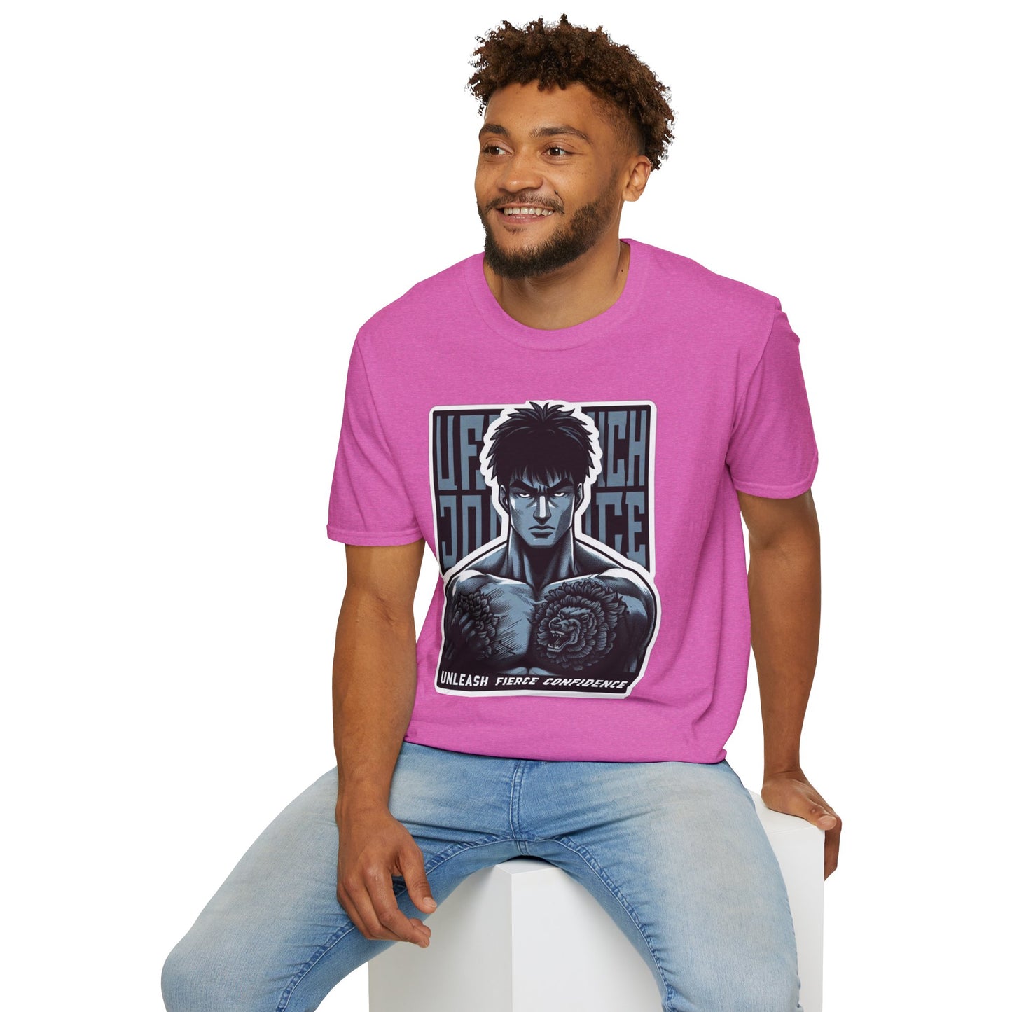 UFC T Shirt | Unleash Fierce Confidence | UFC Tee with Baki Anime T Shirt for motivation Inspiration