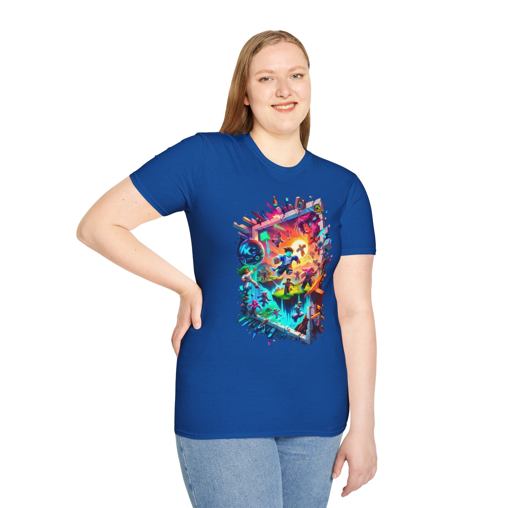 Gift - Unique Roblox Gamer T-Shirt for Boys & Girls | Roblox Graphic Tee | Roblox Inspired Shirt | Cool Gift for Roblox Players - custom-made. limited stock. Order yours now and stand out with this exclusive piece!