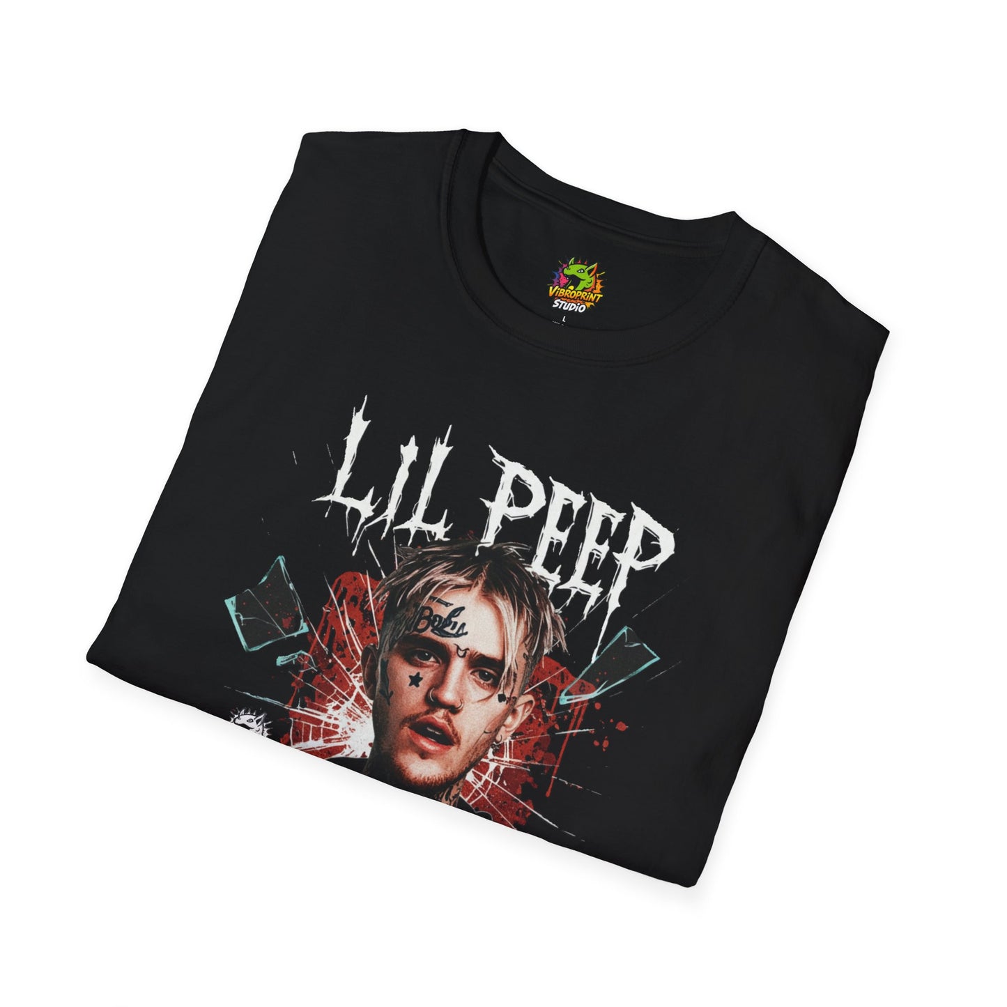 Lil Peep T-Shirt Back View - Vibroprint Studio Design