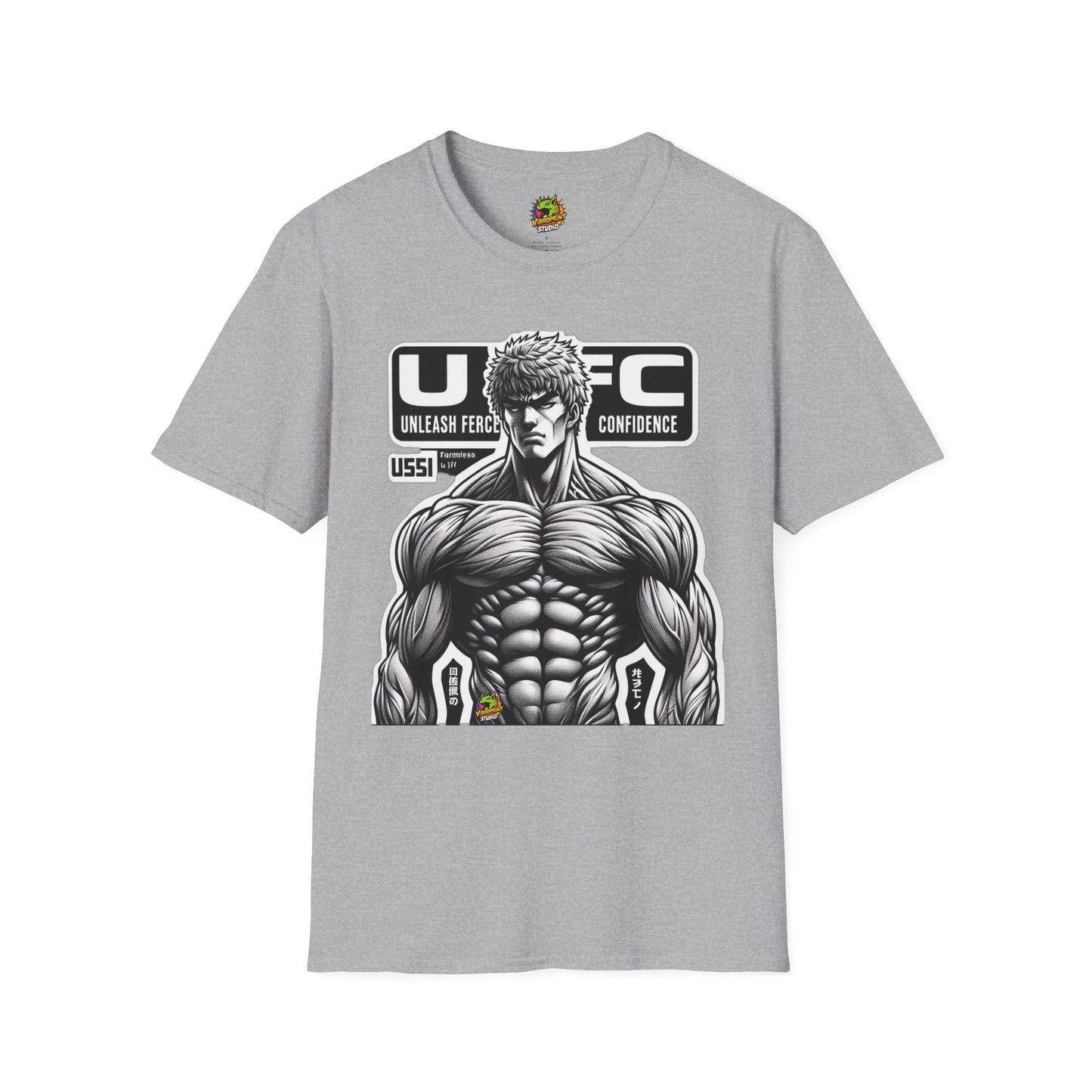 UFC T Shirt | Unleash Fierce Confidence | UFC Tee Inspired by Baki Anime T Shirt for Fitness Lovers