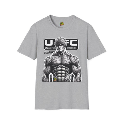 UFC T Shirt | Unleash Fierce Confidence | UFC Tee Inspired by Baki Anime T Shirt for Fitness Lovers