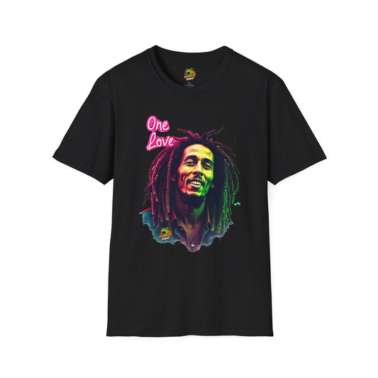 Bob Marley T-Shirt - Lion of Judah - High Quality Image