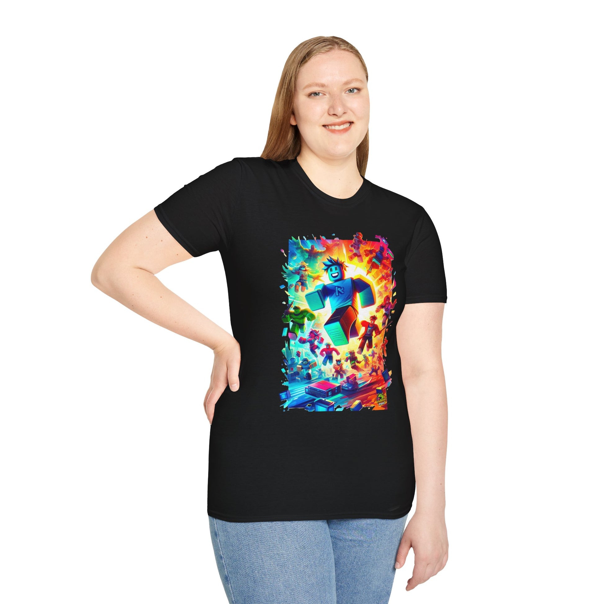 Kids - Unique Roblox Kids T-Shirt | Roblox Avatar Tee | Fun Roblox Graphic Shirt for Boys & Girls | Ideal Roblox Gift - custom-made. perfect gift idea. Order yours now and stand out with this exclusive piece!