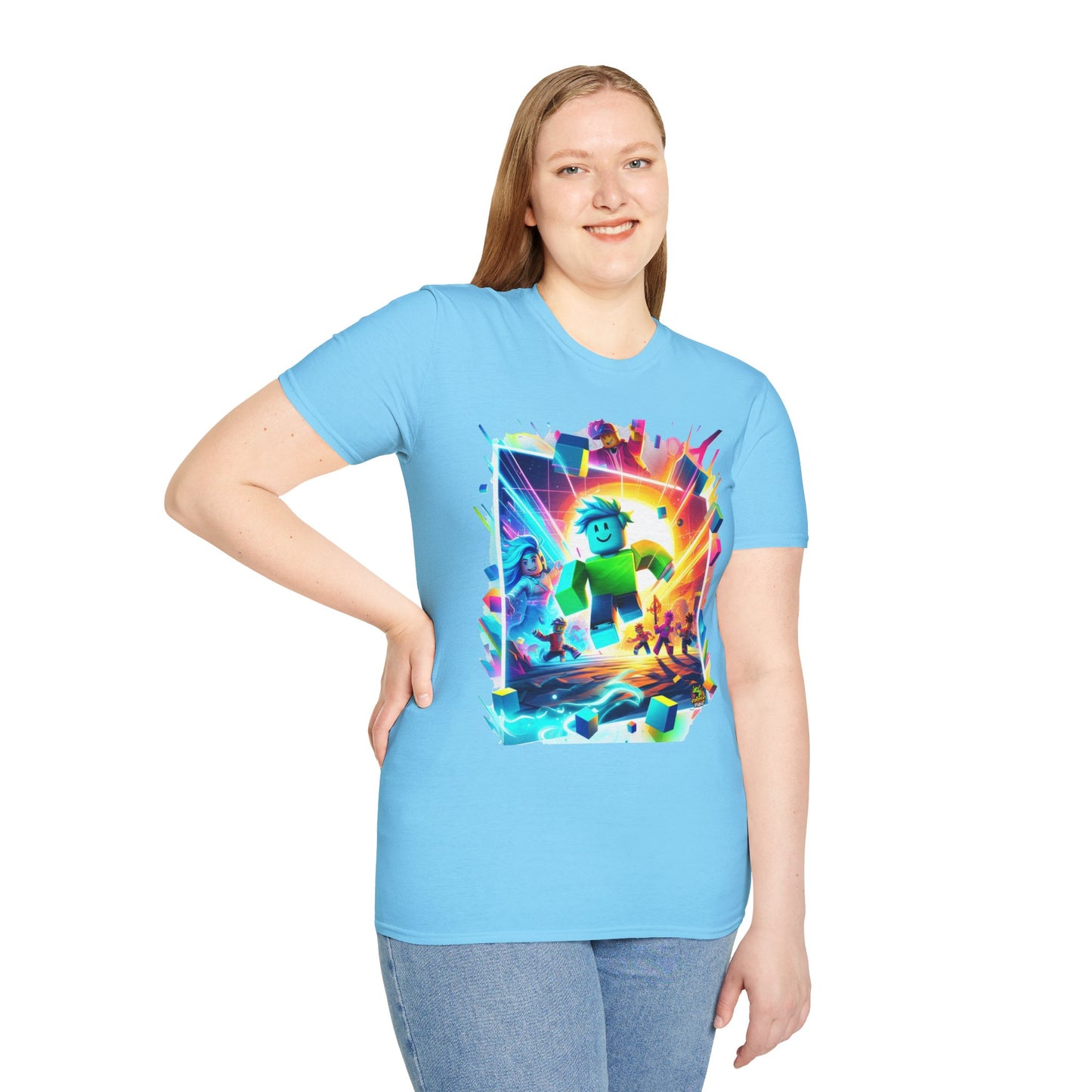 Roblox Avatar T-Shirt for Kids | Unique Roblox Graphic Tee | Roblox Gaming Merch | Cool Gift for Roblox Fans