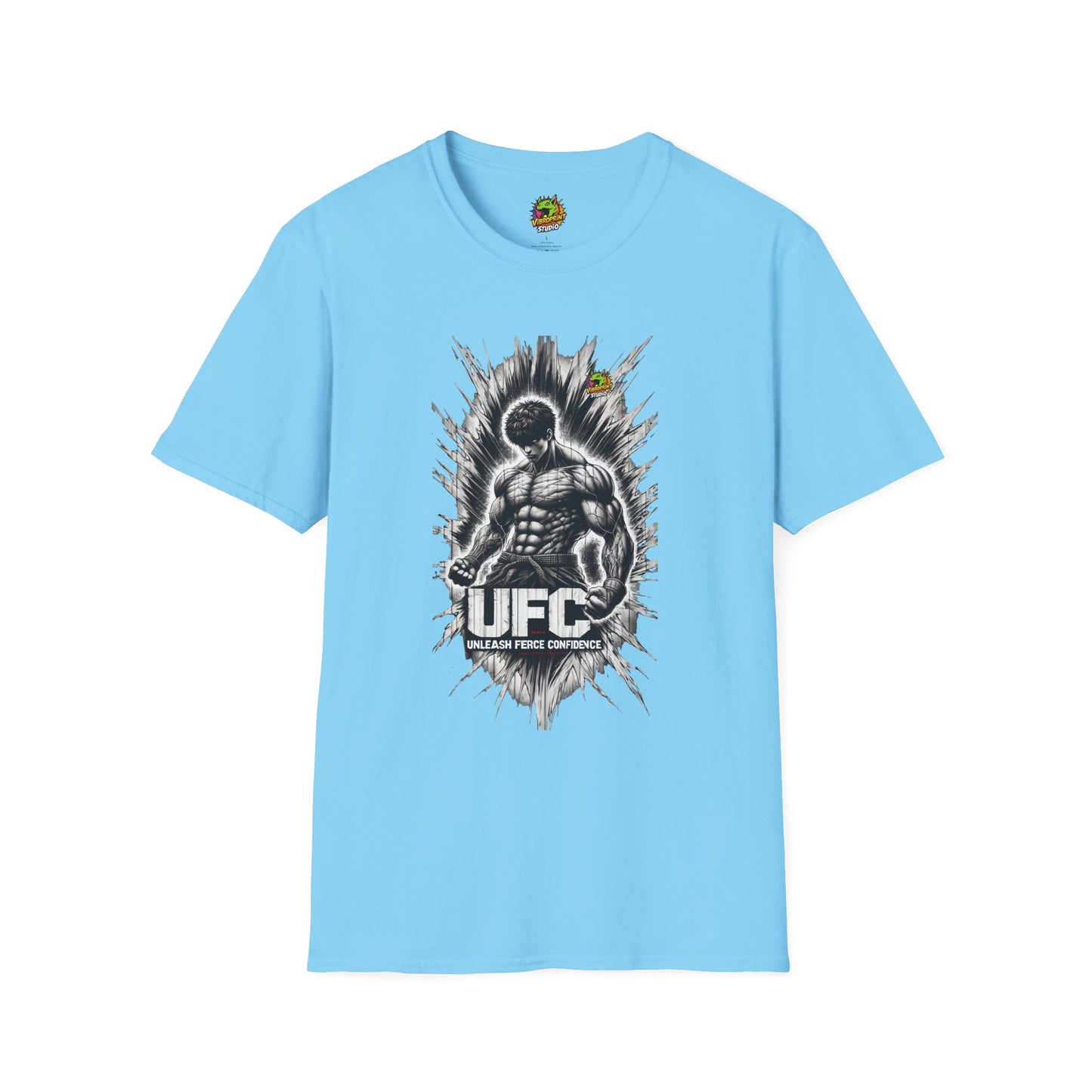 | - UFC T Shirt | Unleash Fierce Confidence | Motivational UFC Tee with Baki Anime T Shirt - custom-made. limited stock. Order yours now and stand out with this exclusive piece!