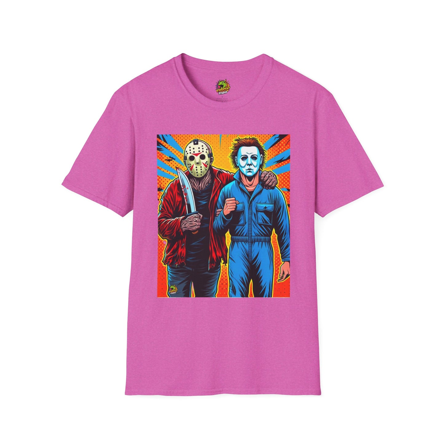 Horror - Jason Voorhees & Michael Myers Shirt | Funny Halloween Horror Tee - custom-made. limited stock. Order yours now and stand out with this exclusive piece!