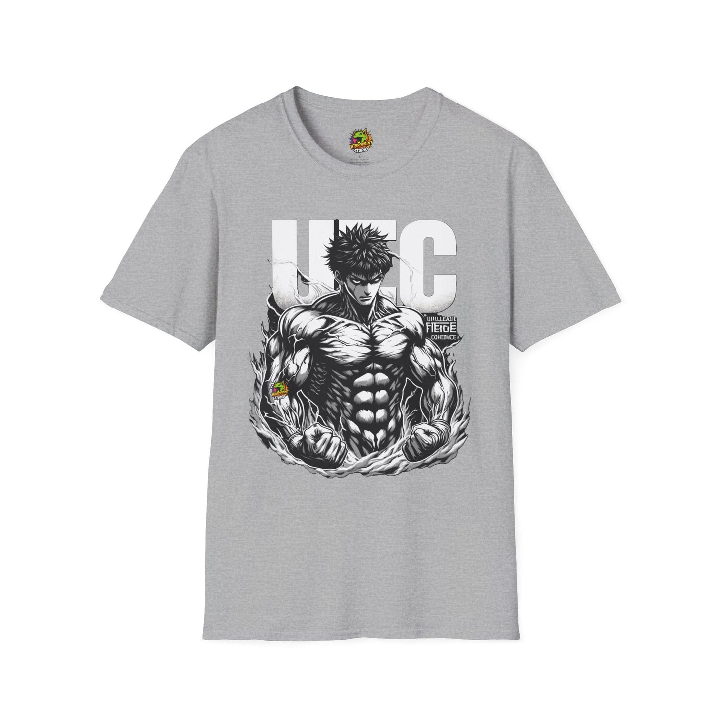 UFC - UFC T Shirt | Unleash Fierce Confidence | UFC Tee for Fitness and Baki Anime Fans - premium material. limited stock. Order yours now and stand out with this exclusive piece!