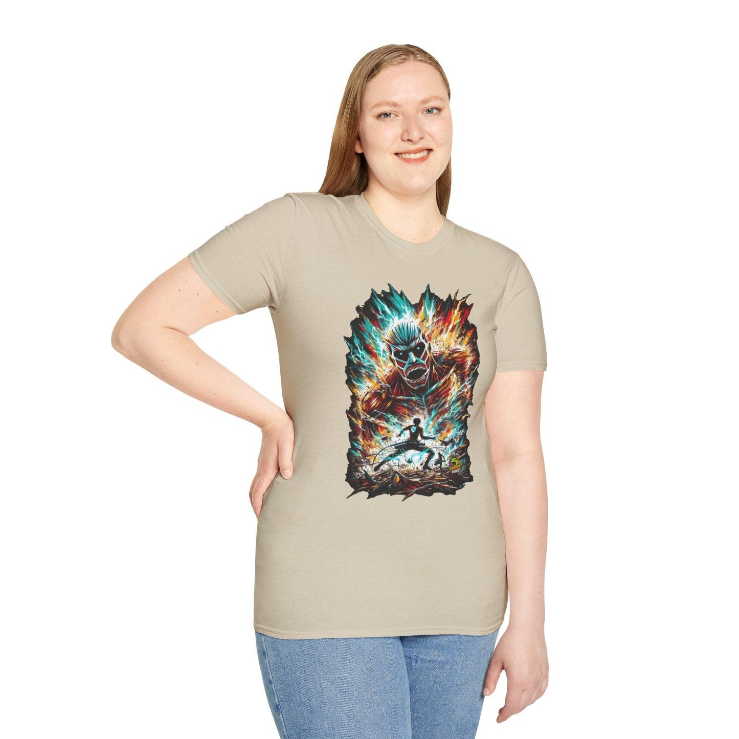 Eren Yeager Titan’s Power Tee | Attack on Titan Shirt | Shingeki no - VibroPrint Studio