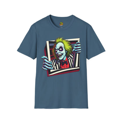 high-quality - Beetlejuice Shirt | Retro Halloween Graphic Tee | Classic Beetlejuice Movie Style | Funny and Spooky T-Shirt for Adults - premium material. perfect gift idea. Order yours now and stand out with this exclusive piece!